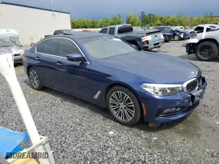 2018 BMW 5 Series 540i xDrive with VIN WBAJE7C52JWC56080, listed as a Copart auction lot 53043545 with 90,975 mi miles and Clean Title. Bid and sale history available at carsss.com. Image 4.