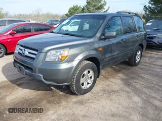 2008 Honda Pilot VP with VIN 5FNYF18208B039214, listed as a IAAI auction lot 42198076 with 212,159 mi miles and . Bid and sale history available at DreamBid. Image 2.
