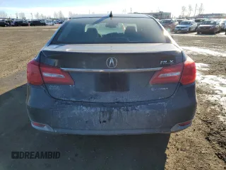 2014 Acura RLX Hybrid Advance Pkg with VIN JH4KC2F99EC800060, listed as a Copart auction lot 42147015 with 127,533 mi miles and Salvage Title. Bid and sale history available at carsss.com. Image 6.