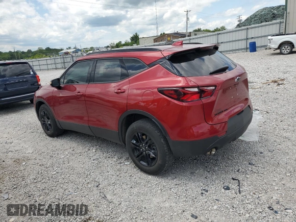 2022 Chevrolet Blazer LT with VIN 3GNKBHR46NS123137, listed as a Copart auction lot 57563955 with 38,510 mi miles and Salvage title. Bid and sale history available at DreamBid. Image 2.