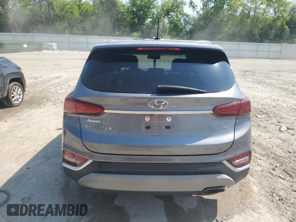2019 Hyundai Santa Fe SE with VIN 5NMS2CAD7KH135680, listed as a Copart auction lot 59698015 with 88,492 mi miles and Salvage title. Bid and sale history available at DreamBid. Image 6.