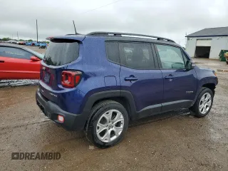 2020 Jeep Renegade Limited with VIN ZACNJBD18LPL82744, listed as a Copart auction lot 59294635 with 63,109 mi miles and Clean title. Bid and sale history available at DreamBid. Image 3.