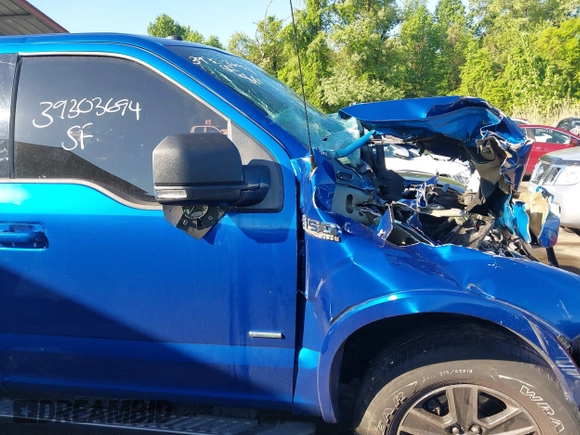 2017 Ford F-150 XL with VIN 1FTEW1EP3HFC50552, listed as a IAAI auction lot 39303694 with 102,782 mi miles. Bid and sale history available at carsss.com. Image 20.