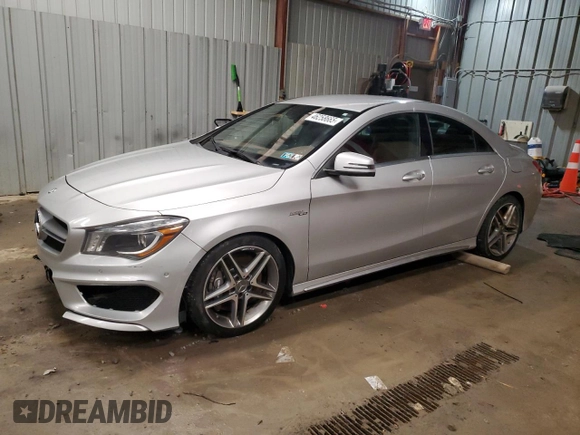 2014 Mercedes-Benz CLA 45 AMG z VIN WDDSJ5CB8EN094449, wystawiony jako Copart lot #46258665 z przebiegiem 114 363 mil mil oraz Szkoda całkowita • Salvage title. Historia ofert i sprzedaży dostępna na DreamBid. Obrazek 1.