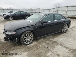 2012 Audi A4 2.0T Premium Plus with VIN WAUFFAFL3CN008503, listed as a Copart auction lot 44443545 with 0 miles and Salvage Title. Bid and sale history available at carsss.com. Image 1.