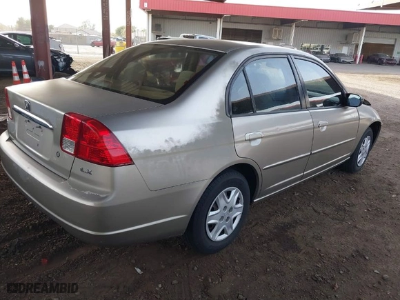 2003 Honda Civic LX with VIN 2HGES16673H537693, listed as a IAAI auction lot 41696832 with 173,842 mi miles. Bid and sale history available at carsss.com. Image 4.