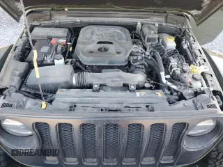 2021 Jeep Wrangler Unlimited Rubicon с VIN 1C4HJXFN6MW652765, выставлен на аукционе Copart как лот 81967164 с пробегом 52 380 миль миль и Списание • Salvage title. История ставок и продаж доступна на DreamBid. Изображение 12.