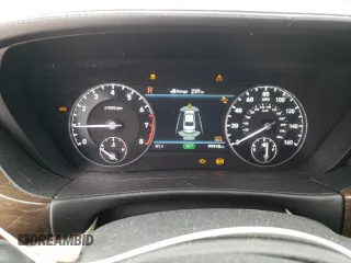 2017 Genesis G90 3.3T Premium with VIN KMHG34JA9HU029954, listed as a Copart auction lot 84631634 with 99,918 mi miles and Salvage Title. Bid and sale history available at carsss.com. Image 9.