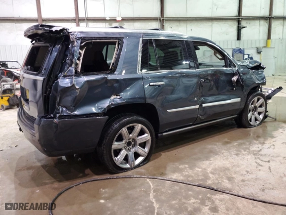 2019 Cadillac Escalade Premium Luxury with VIN 1GYS4CKJ4KR146124, listed as a Copart auction lot 47608795 with 95,278 mi miles and Salvage Title. Bid and sale history available at carsss.com. Image 3.