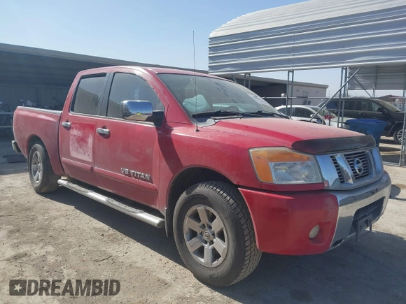 2011 Nissan Titan SV with VIN 1N6BA0ED0BN308385, listed as a IAAI auction lot 41681034 with 184,681 mi miles and . Bid and sale history available at DreamBid. Image 1.