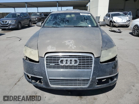 2005 Audi A6 with VIN WAUDG74FX5N110274, listed as a Copart auction lot 55457505 with 157,065 mi miles and Clean Title. Bid and sale history available at carsss.com. Image 5.