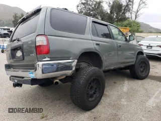1999 Toyota 4Runner SR5 with VIN JT3GN86R4X0095939, listed as a Copart auction lot 60755965 with 276,622 mi miles and Salvage title. Bid and sale history available at DreamBid. Image 3.