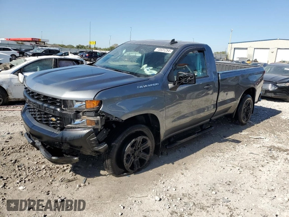 2021 Chevrolet Silverado 1500 Work Truck with VIN 3GCNWAEK8MG297413, listed as a Copart auction lot 73531254 with 33,053 mi miles and Salvage Title. Bid and sale history available at carsss.com. Image 1.