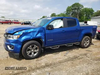 2018 Chevrolet Colorado 4WD Z71 z VIN 1GCGTDEN7J1154279, wystawiony jako Copart lot #57056745 z przebiegiem 91 910 mil mil oraz Szkoda całkowita • Salvage title. Historia ofert i sprzedaży dostępna na DreamBid. Obrazek 1.