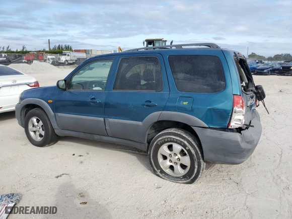 2005 Mazda Tribute i with VIN 4F2YZ02Z35KM11408, listed as a Copart auction lot 87746585 with 194,034 mi miles and Salvage Title. Bid and sale history available at carsss.com. Image 2.