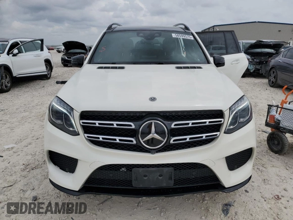 2019 Mercedes-Benz GLS 550 z VIN 4JGDF7DE2KB227773, wystawiony jako Copart lot #50599575 z przebiegiem 112 450 mil mil oraz Czysty tytuł • Clean title. Historia ofert i sprzedaży dostępna na DreamBid. Obrazek 5.