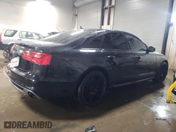 2013 Audi A6 3.0T Prestige with VIN WAUHGAFC5DN080102, listed as a Copart auction lot 45054775 with 110,104 mi miles and Salvage Title. Bid and sale history available at carsss.com. Image 3.