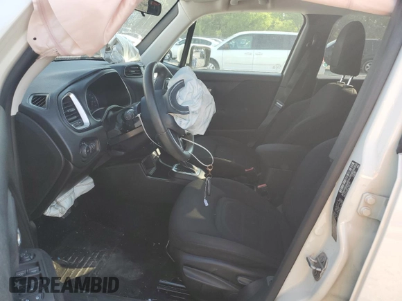 2018 Jeep Renegade Latitude with VIN ZACCJABB7JPH75163, listed as a Copart auction lot 54932455 with 267,193 mi miles and Salvage title. Bid and sale history available at DreamBid. Image 7.
