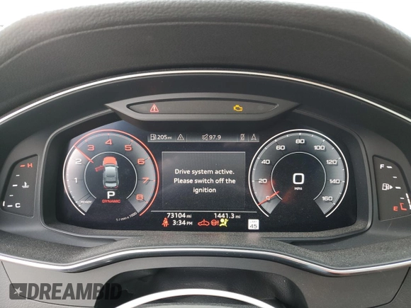 2019 Audi A6 Prestige z VIN WAUM2AF23KN044734, wystawiony jako Copart lot #42971745 z przebiegiem 73 104 mil mil oraz Szkoda całkowita • Salvage title. Historia ofert i sprzedaży dostępna na DreamBid. Obrazek 8.