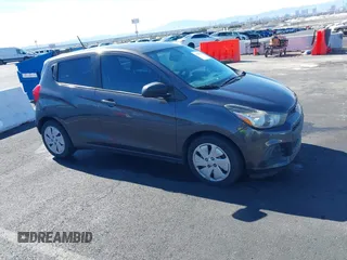2016 Chevrolet Spark LS with VIN KL8CB6SAXGC630125, listed as a IAAI auction lot 41697932 with 156,907 mi miles. Bid and sale history available at carsss.com. Image 1.