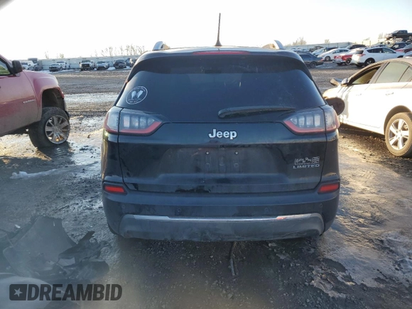2020 Jeep Cherokee Limited with VIN 1C4PJLDB0LD565001, listed as a Copart auction lot 88209415 with 0 mi miles and Salvage Title. Bid and sale history available at carsss.com. Image 6.