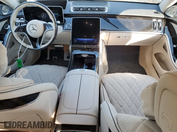 2024 Mercedes-Benz S 580 z VIN W1K6G7GB8RA270094, wystawiony jako Copart lot #78233864 z przebiegiem 3 565 mil mil oraz Szkoda całkowita • Salvage title. Historia ofert i sprzedaży dostępna na DreamBid. Obrazek 8.