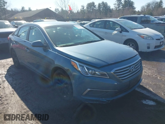 2017 Hyundai Sonata 2.4L with VIN 5NPE24AF8HH500464, listed as a IAAI auction lot 41743598 with 180,420 mi miles and . Bid and sale history available at carsss.com. Image 1.