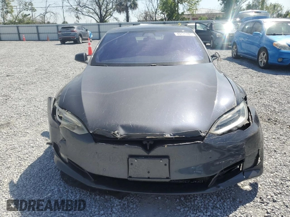 2016 Tesla Model S 90D with VIN 5YJSA1E27GF171698, listed as a Copart auction lot 49176205 with 107,913 mi miles and Salvage Title. Bid and sale history available at DreamBid. Image 5.