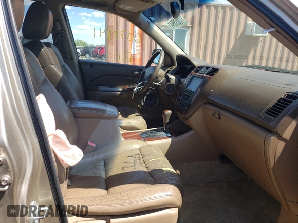 2006 Acura MDX with VIN 2HNYD18256H510183, listed as a Copart auction lot 43078941 with 0 mi miles and Salvage Title. Bid and sale history available at carsss.com. Image 5.