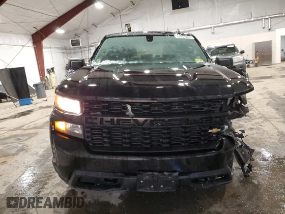 2019 Chevrolet Silverado 1500 Custom with VIN 1GCRYBEH5KZ334971, listed as a Copart auction lot 88051285 with 45,312 mi miles and Salvage Title. Bid and sale history available at DreamBid. Image 5.