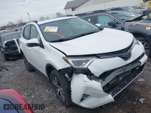 2018 Toyota RAV4 XLE with VIN JTMRFREV8JJ225065, listed as a IAAI auction lot 41940678 with 145,074 mi miles. Bid and sale history available at carsss.com. Image 1.