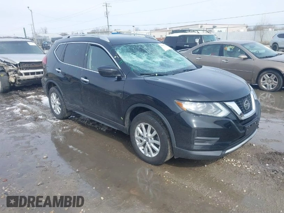 2019 Nissan Rogue SV with VIN 5N1AT2MV7KC811028, listed as a IAAI auction lot 41847182 with 48,745 mi miles. Bid and sale history available at carsss.com. Image 1.
