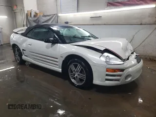 2003 Mitsubishi Eclipse GTS with VIN 4A3AE75H93E017736, listed as a Copart auction lot 86005414 with 128,934 mi miles and Salvage Title. Bid and sale history available at carsss.com. Image 4.