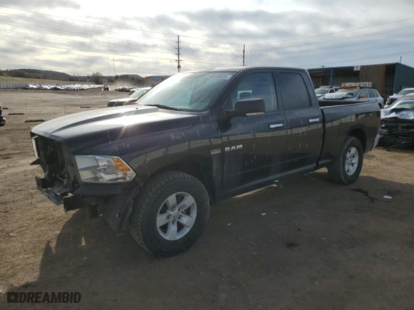 2010 Dodge Ram 1500 SLT with VIN 1D7RB1GT9AS190352, listed as a Copart auction lot 48788825 with 147,799 mi miles and Salvage Title. Bid and sale history available at carsss.com. Image 1.
