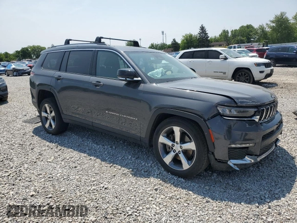 2021 Jeep Grand Cherokee Limited with VIN 1C4RJKBG8M8142288, listed as a Copart auction lot 58485895 with 39,137 mi miles and Salvage title. Bid and sale history available at DreamBid. Image 4.
