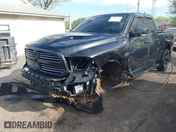 2016 Ram 1500 Sport with VIN 1C6RR7HT7GS219614, listed as a IAAI auction lot 42063060 with 85,416 mi miles and . Bid and sale history available at DreamBid. Image 2.