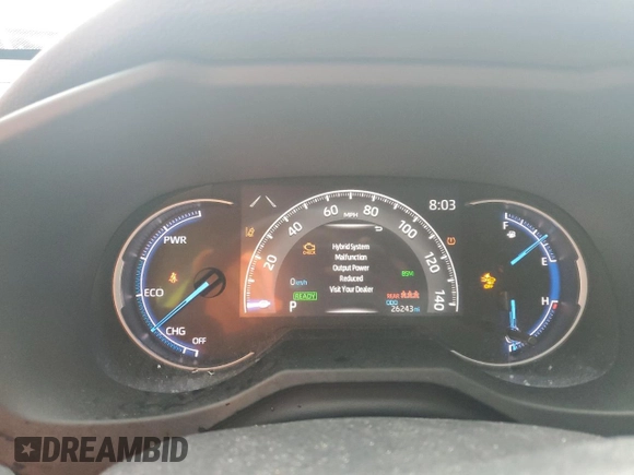 2023 Toyota RAV4 Hybrid SE с VIN JTM16RFV0PD084138, выставлен на аукционе Copart как лот 64999095 с пробегом 26 243 миль миль и Списание • Salvage title. История ставок и продаж доступна на DreamBid. Изображение 9.