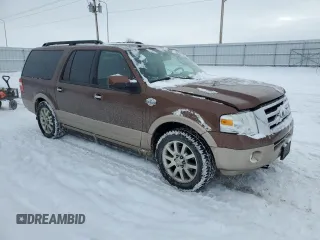 2011 Ford Expedition Max XLT with VIN 1FMJK1J52BEF10060, listed as a Copart auction lot 87329454 with 190,217 mi miles and Clean title. Bid and sale history available at DreamBid. Image 4.