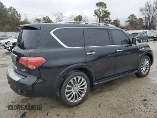 2016 Infiniti QX80 Limited with VIN JN8AZ2NE6G9122432, listed as a Copart auction lot 44016725 with 138,446 mi miles and Salvage title. Bid and sale history available at DreamBid. Image 3.