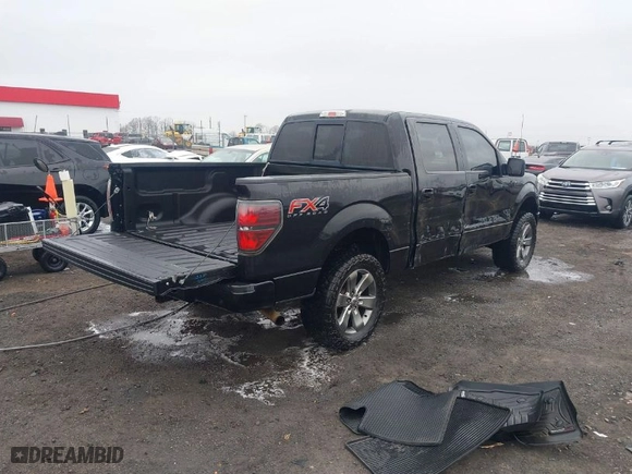 2013 Ford F-150 XL with VIN 1FTFW1EF2DFB26407, listed as a IAAI auction lot 41522160 with 204,920 mi miles. Bid and sale history available at carsss.com. Image 4.