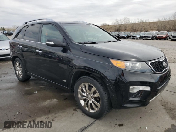 2012 Kia Sorento SX with VIN 5XYKWDA23CG191362, listed as a Copart auction lot 49136805 with 135,734 mi miles and Salvage Title. Bid and sale history available at carsss.com. Image 4.