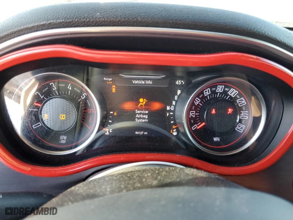 2018 Dodge Challenger R/T with VIN 2C3CDZBT1JH218950, listed as a Copart auction lot 42150955 with 90,127 mi miles and Salvage Title. Bid and sale history available at carsss.com. Image 9.