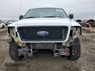 2008 Ford F-150 XL with VIN 1FTRF12WX8KB87907, listed as a Copart auction lot 46143165 with 210,446 mi miles and Salvage Title. Bid and sale history available at carsss.com. Image 5.