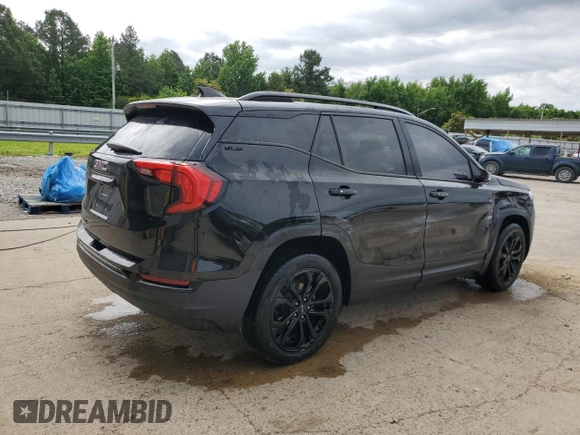 2020 GMC Terrain SLE with VIN 3GKALMEV7LL138282, listed as a Copart auction lot 58064355 with 109,318 mi miles and Salvage title. Bid and sale history available at DreamBid. Image 3.