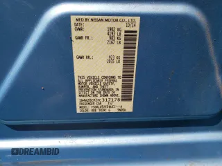 2015 Nissan LEAF SV with VIN 1N4AZ0CP2FC317178, listed as a Copart auction lot 59103363 with 54,840 mi miles. Bid and sale history available at carsss.com. Image 12.