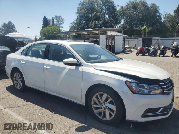 2018 Volkswagen Passat SE with VIN 1VWBA7A38JC030965, listed as a Copart auction lot 56328575 with 72,166 mi miles and Salvage title. Bid and sale history available at DreamBid. Image 4.