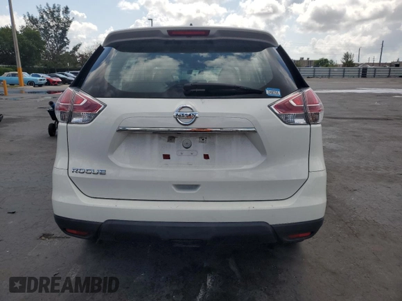 2016 Nissan Rogue SL with VIN 5N1AT2MT6GC783602, listed as a Copart auction lot 54310555 with 94,594 mi miles and Salvage Title. Bid and sale history available at DreamBid. Image 6.