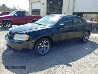 2010 Dodge Avenger SXT with VIN 1B3CC4FD0AN180494, listed as a IAAI auction lot 41805186 with 185,783 mi miles. Bid and sale history available at carsss.com. Image 2.