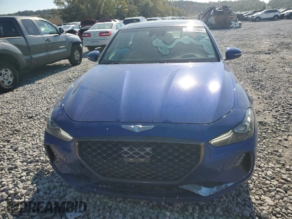 2020 Genesis G70 3.3T with VIN KMTG34LE9LU053508, listed as a Copart auction lot 75052004 with 135,388 mi miles and Salvage Title. Bid and sale history available at DreamBid. Image 5.