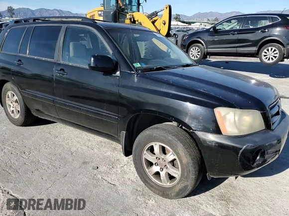 2001 Toyota Highlander with VIN JTEGF21AX10013948, listed as a Copart auction lot 46531415 with 198,072 mi miles and Salvage title. Bid and sale history available at DreamBid. Image 12.